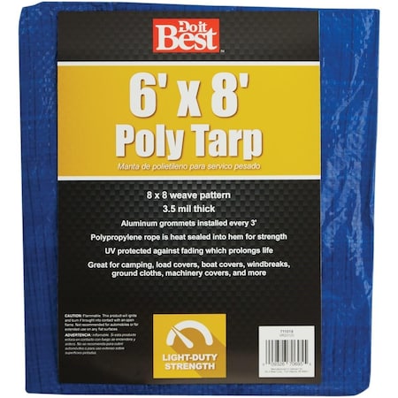 All-Source 6 ft x 8 t Tarp, Blue 711019
